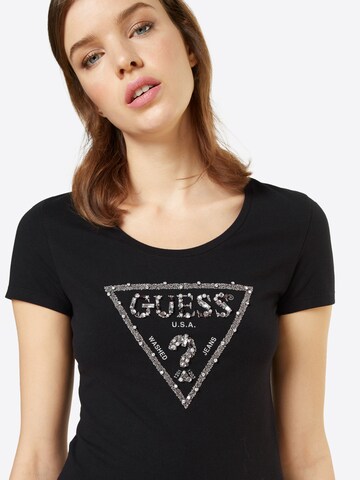 T-shirt 'LUCENT' GUESS en noir