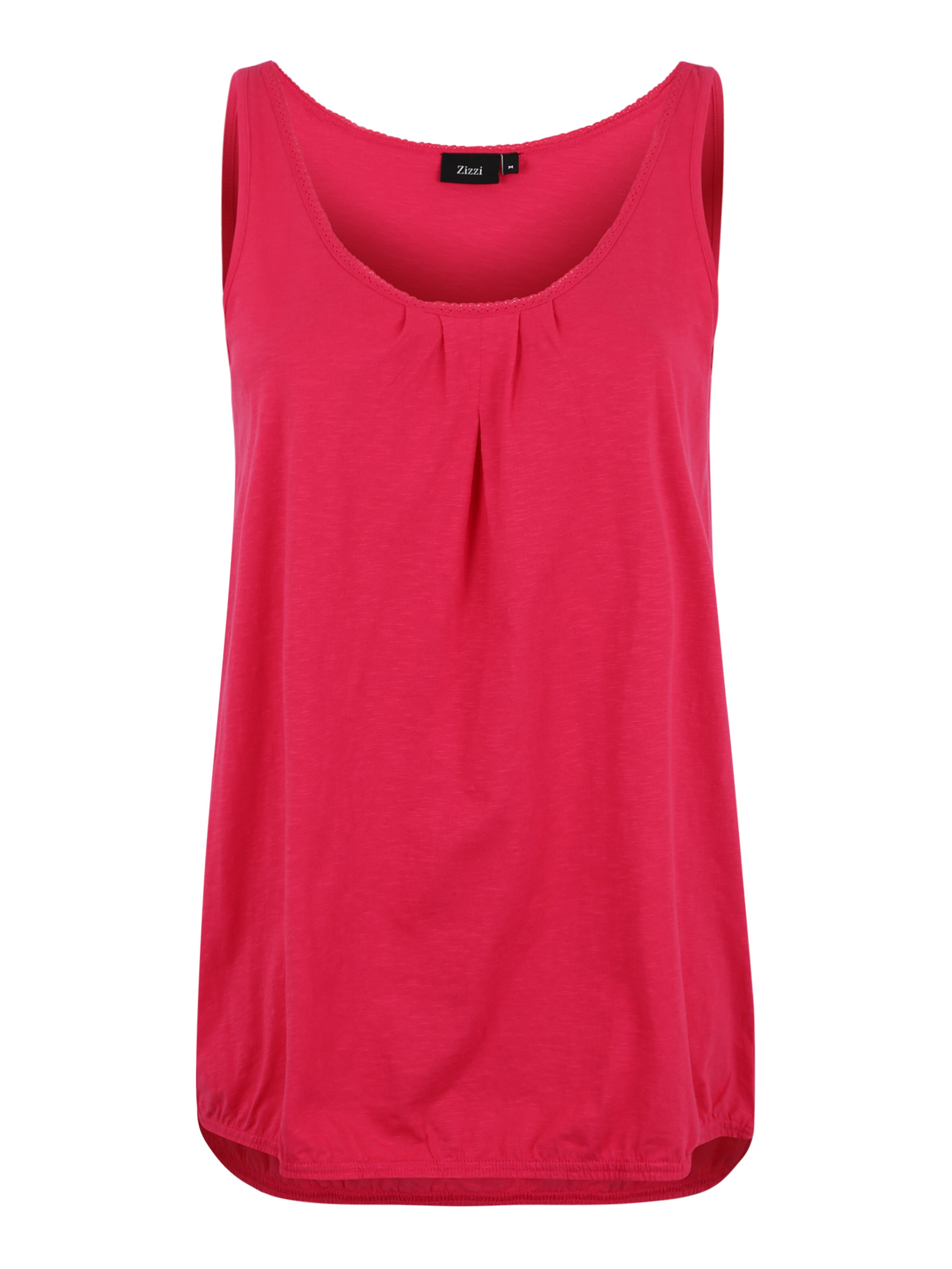Zizzi - Top 'VLOA' in de kleur Framboos