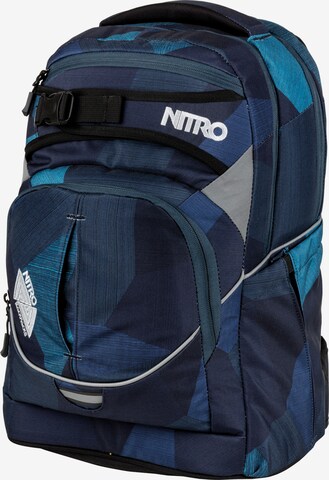 NitroBags Backpack 'Superhero' in Blue: front