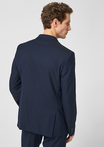 Coupe slim Veste de costume s.Oliver BLACK LABEL en bleu