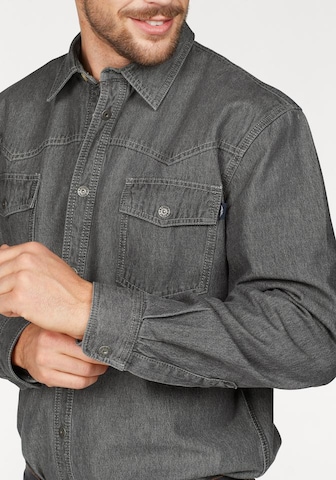 ARIZONA Comfort fit Button Up Shirt in Grey