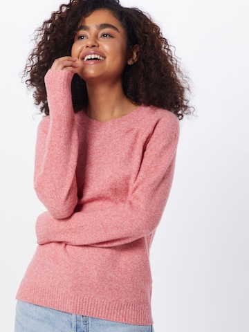VERO MODA Pulover 'VMDoffy' | roza barva: sprednja stran