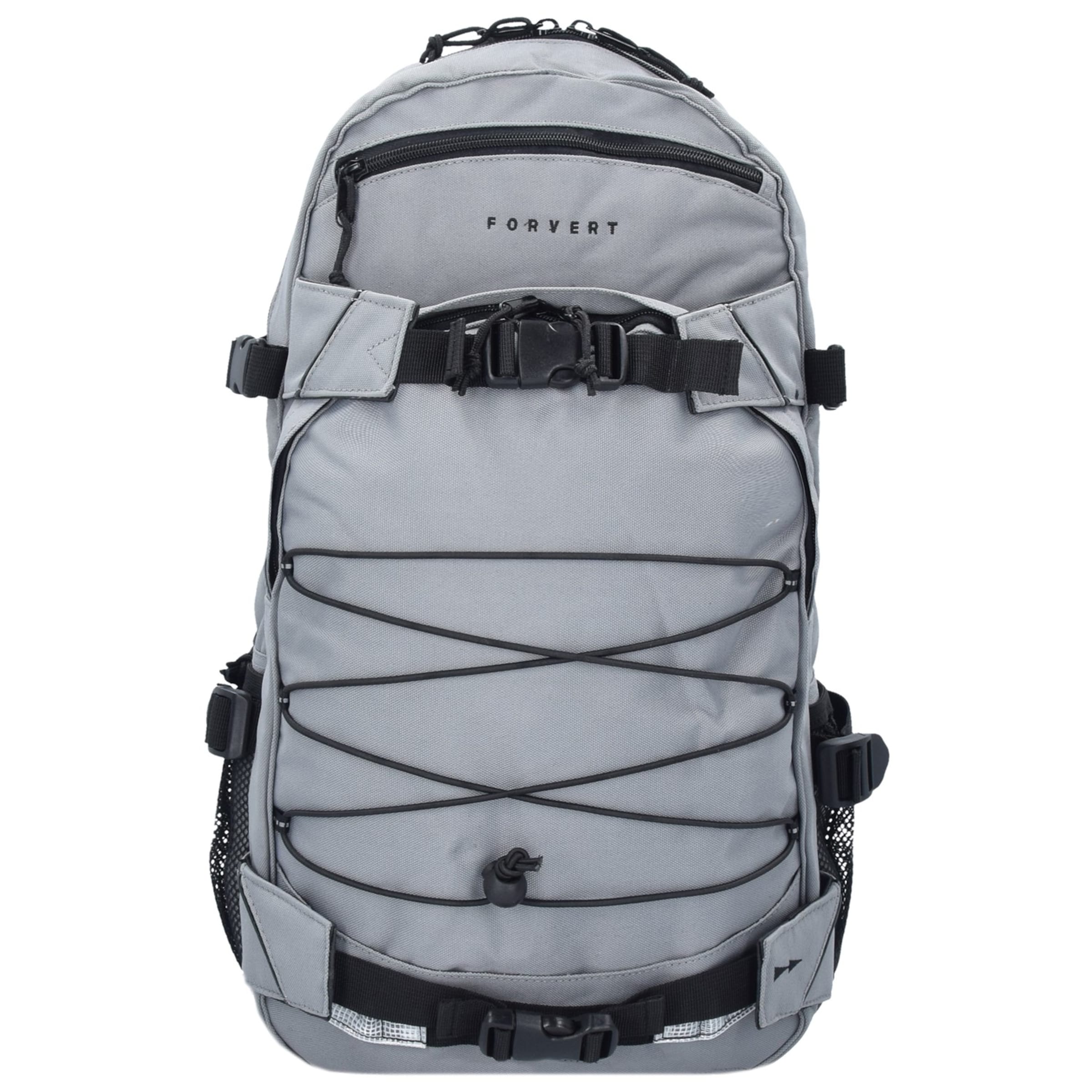 Zaino 'Louis' di Forvert in grigio: frontale