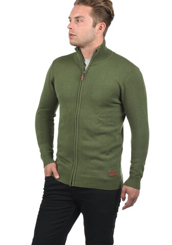 BLEND Knit Cardigan 'Norman' in Green: front