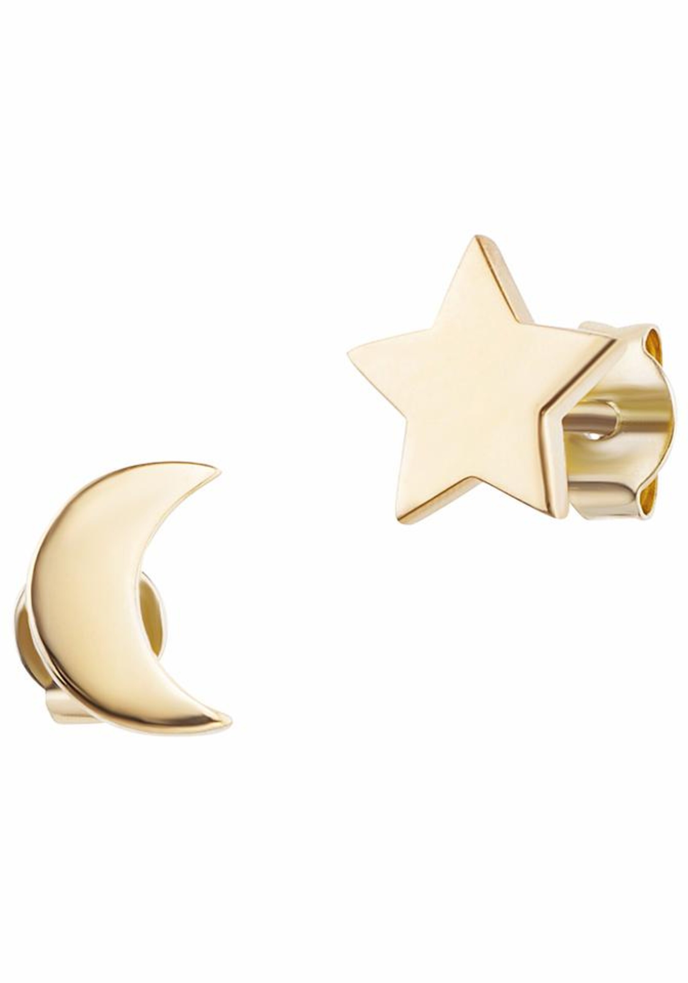 Boucles d'oreilles 'Moon & Stars C7356E/90/00' caï en or : devant