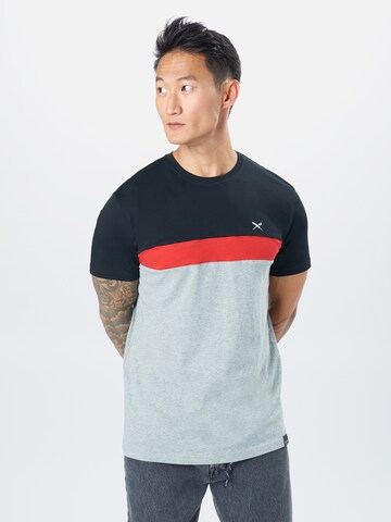 Iriedaily Regular Fit T-Shirt 'Court' in Grau: predná strana