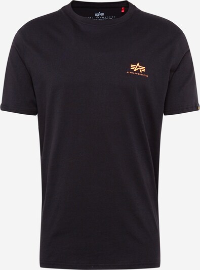 ALPHA INDUSTRIES T-shirt i orange / svart, Produktvy