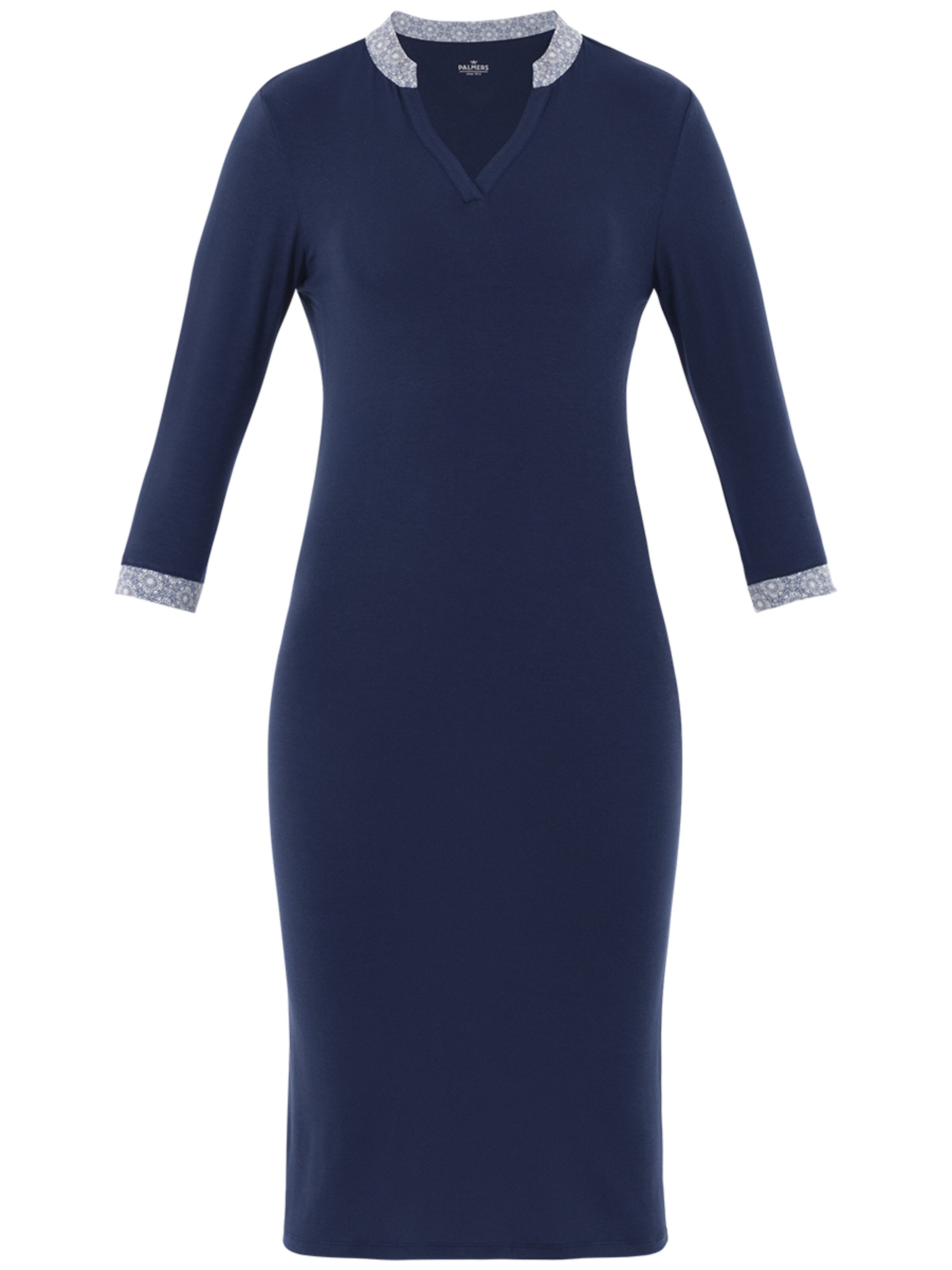 PALMERS - Nachthemd 'Morrocan Nights' in de kleur Donkerblauw