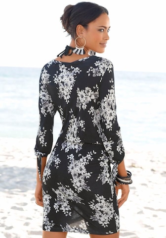 LASCANA Φόρεμα παραλίας σε μαύρο