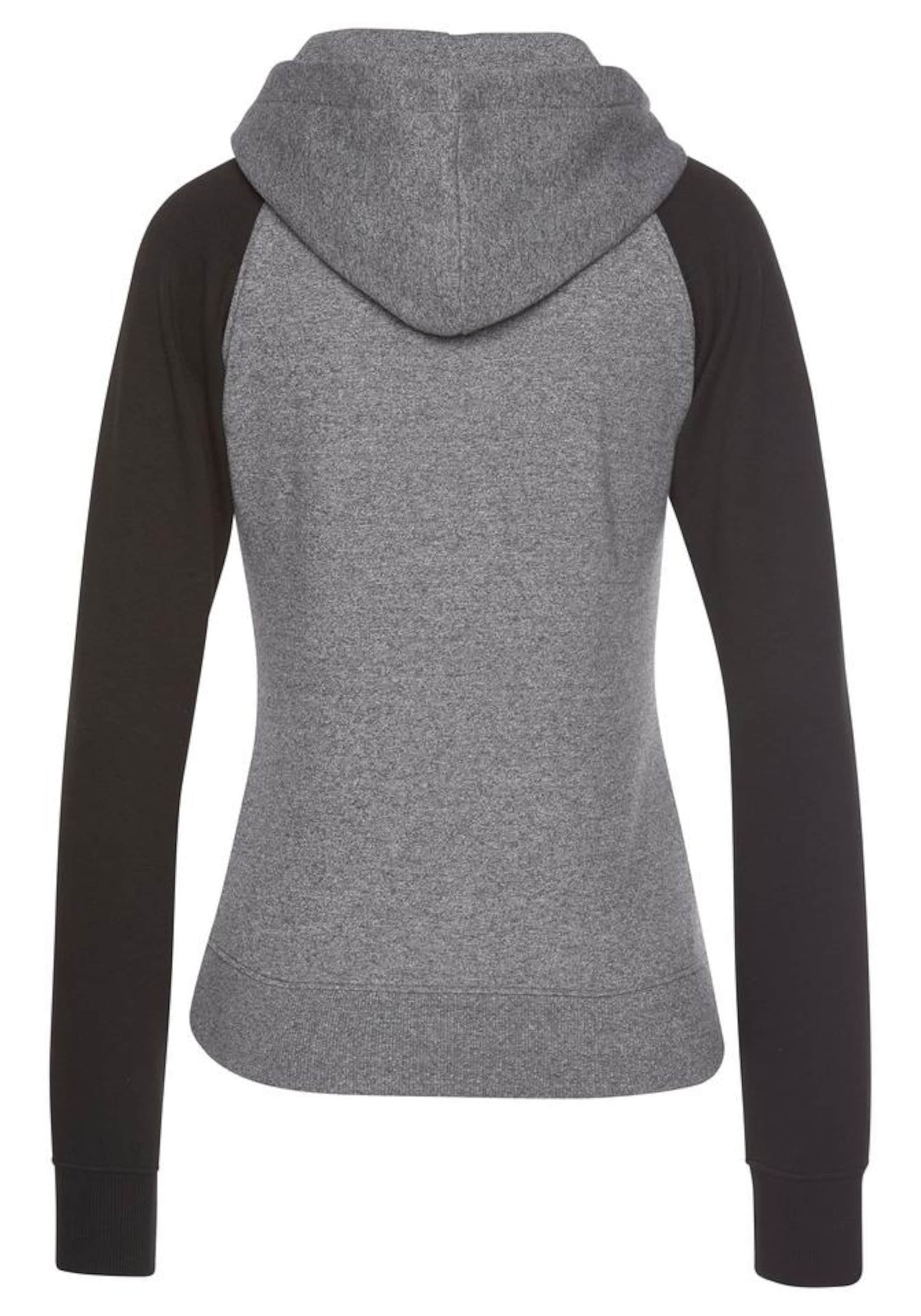 BENCH Bluza rozpinana w kolorze czarny