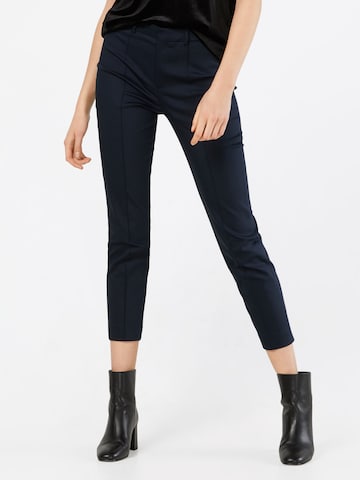 DRYKORN Pleated Pants 'Act' in Blue: front