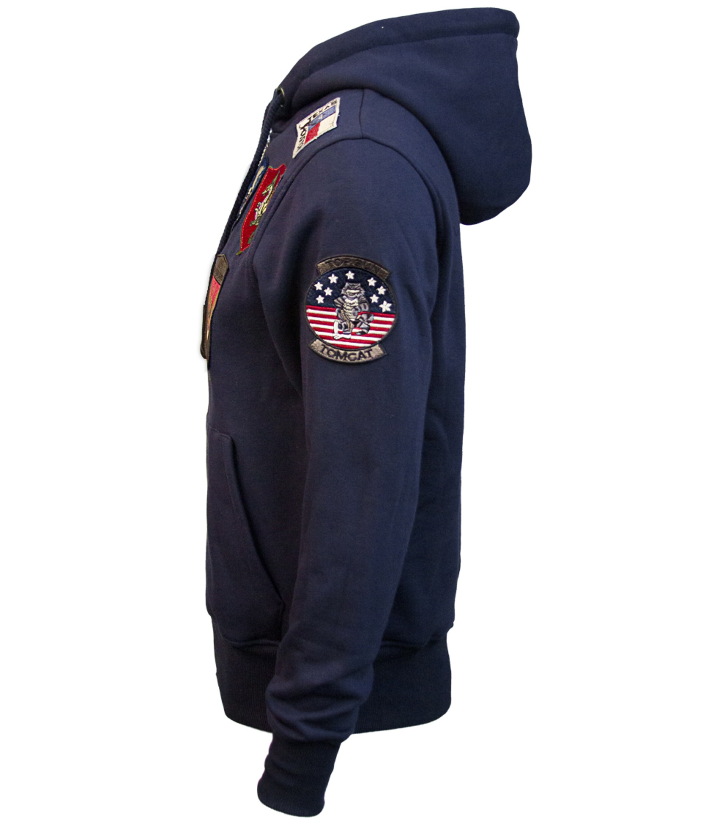 TOP GUN Sweat jacket 'TGD1707' in Blue