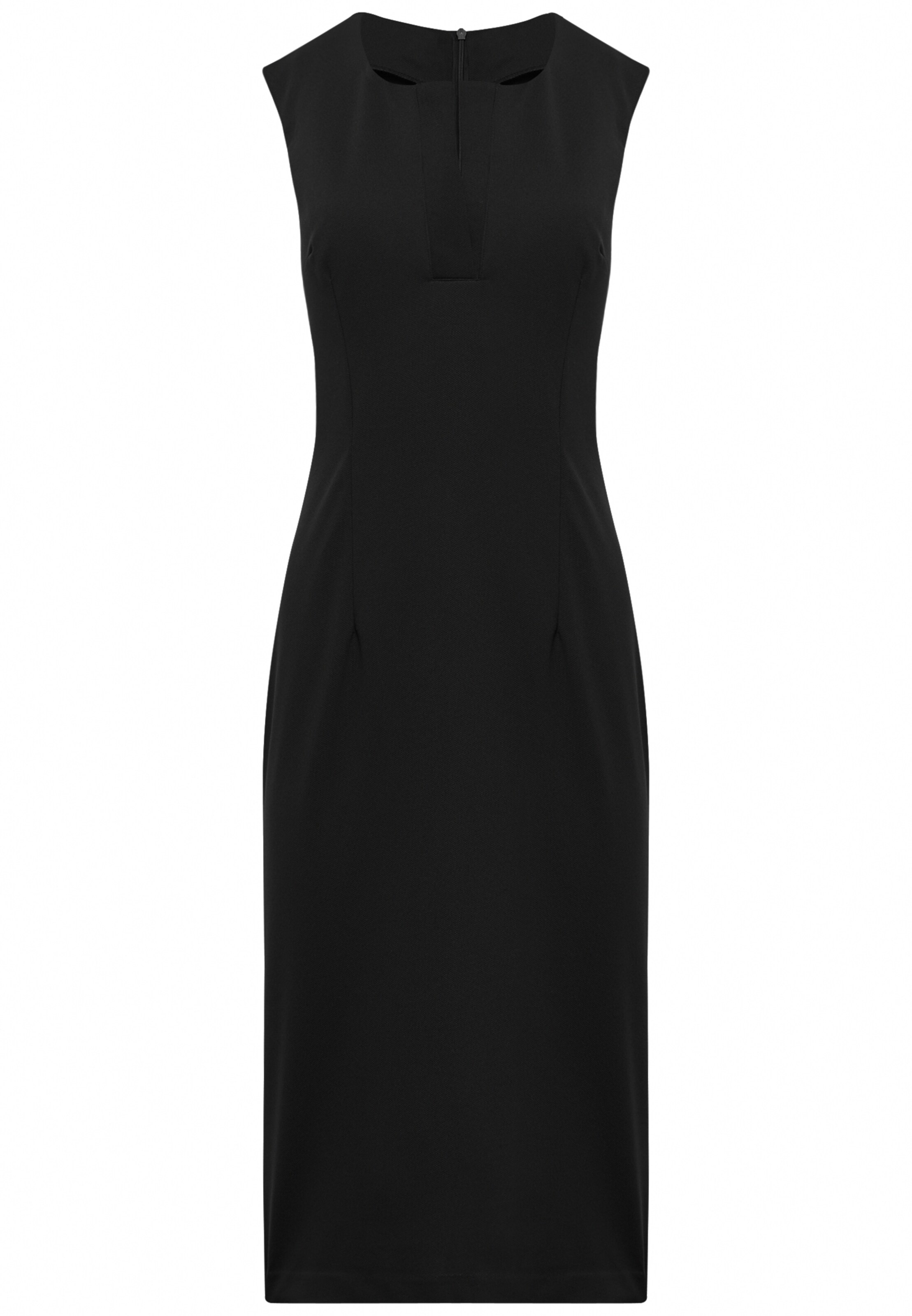 Usha - Kokerjurk in de kleur Zwart