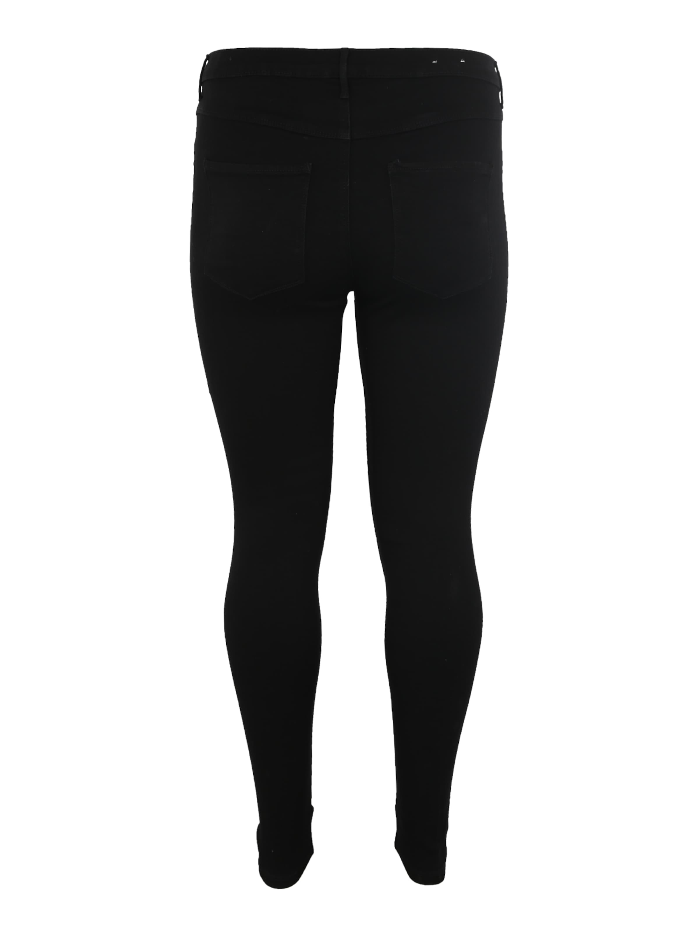 ONLY Carmakoma Liibuv Teksapüksid 'Storm', värv must