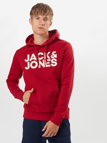 JACK & JONES Свитшот в Красный: спереди