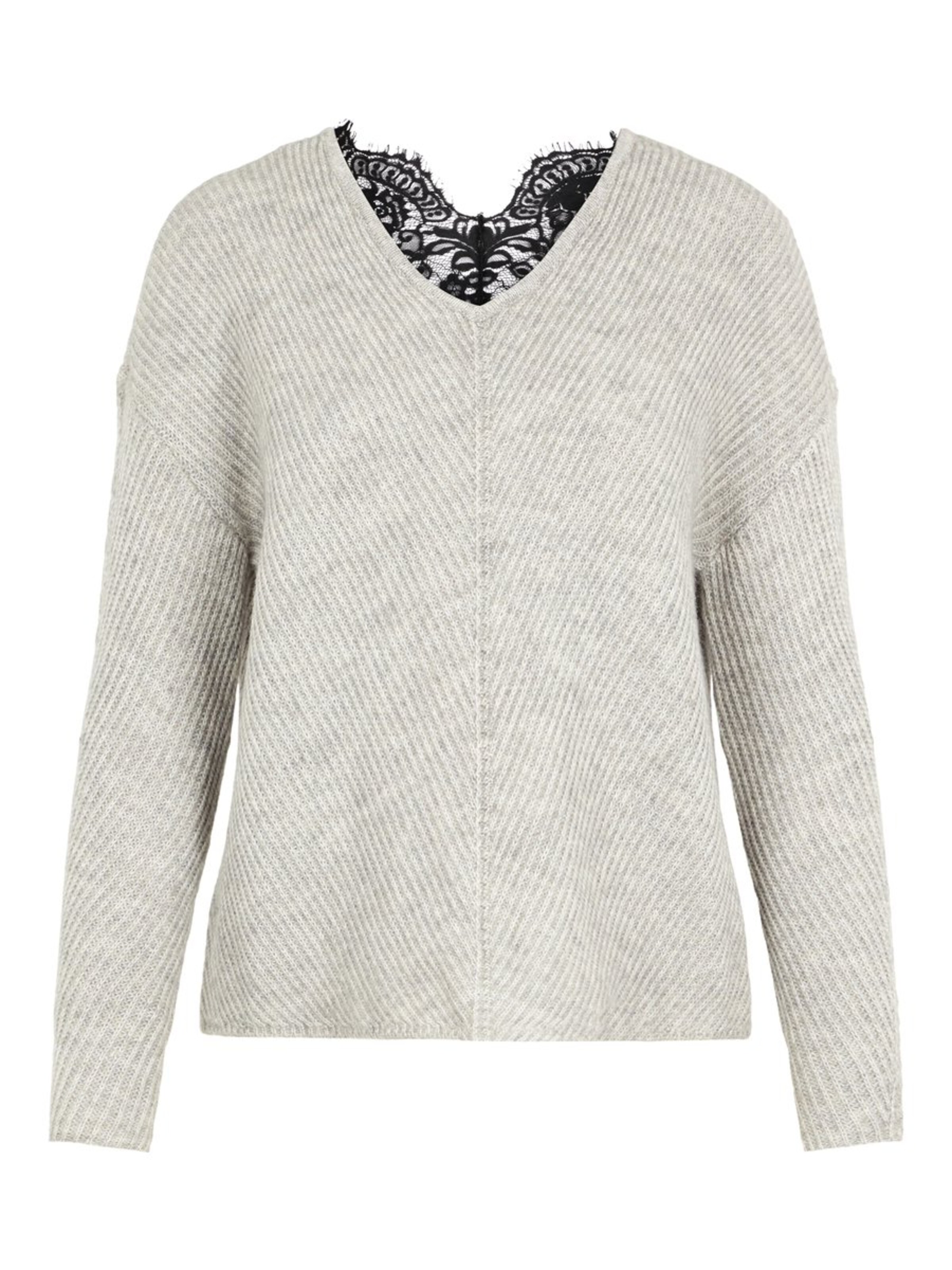 VERO MODA - Trui 'Buena Lena' in de kleur Grijs gemêleerd