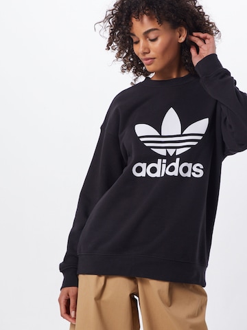 ADIDAS ORIGINALS Sweatshirt 'Trefoil' in Black