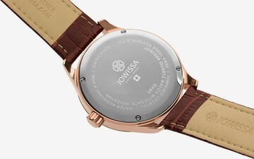 JOWISSA Quarzuhr 'Tiro' Swiss Men's Watch in Braun