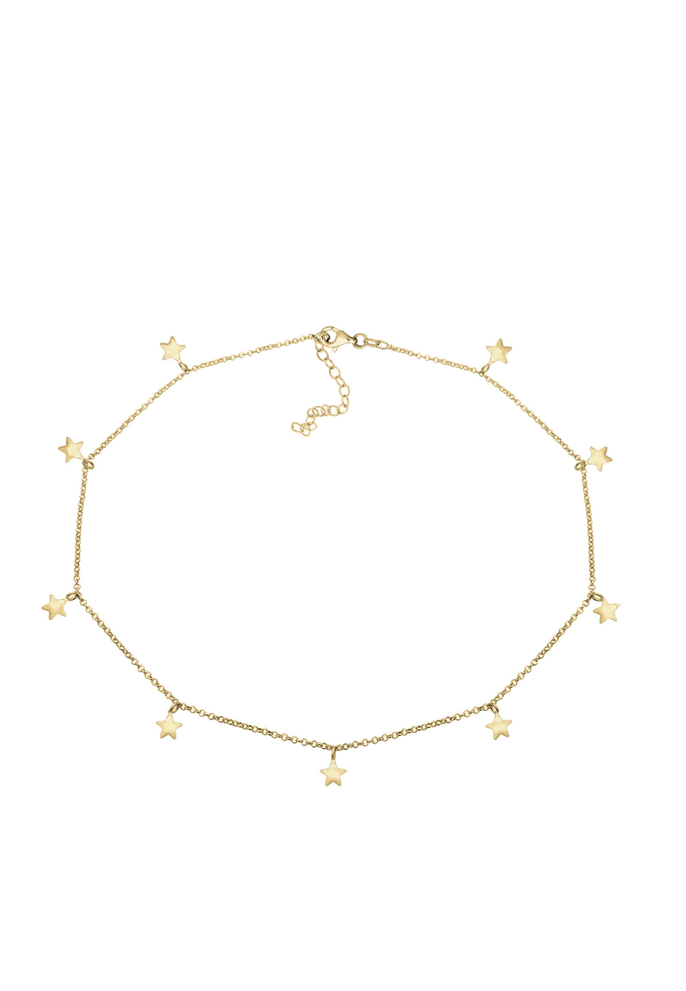 Chaîne 'Astro, Choker, Sterne' ELLI en or
