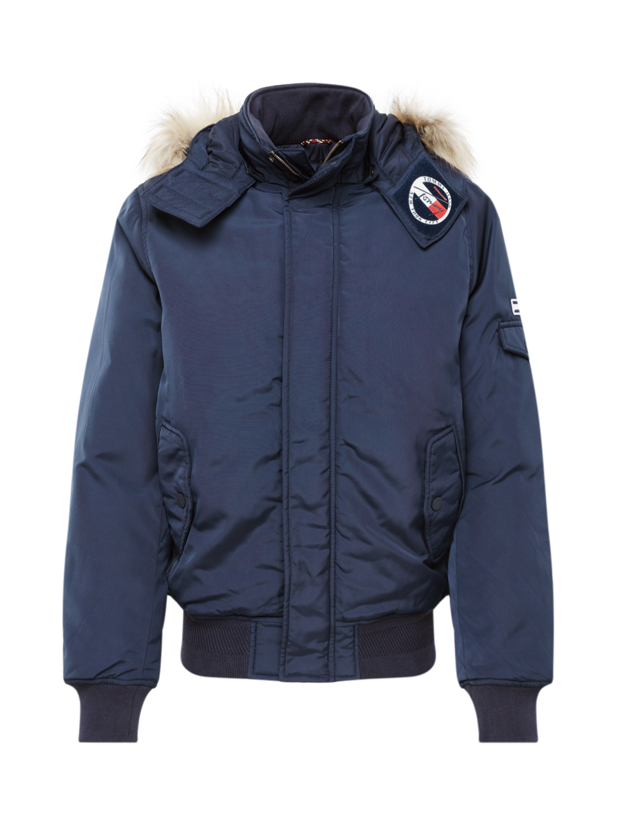 Tommy Jeans - Winterjas in de kleur Donkerblauw