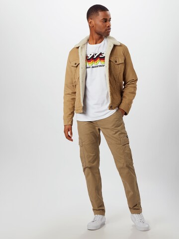 Superdry Regular Cargobroek in Beige