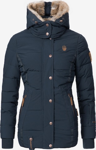 MARIKOO Winter Jacket 'Nekoo' in Blue