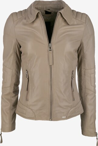 Maze Lederjacke 'Koga' in Beige: predná strana