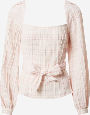 EDITED Bluse 'Edda' in Pink: predná strana