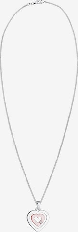 Elli DIAMONDS Ketting 'Herz' in Zilver: voorkant