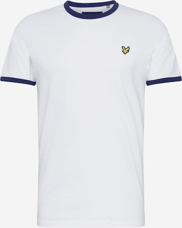 Lyle & Scott T-Shirt in Weiß: predná strana