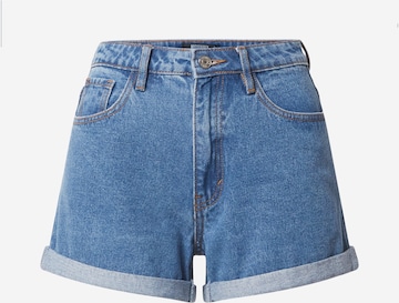 Missguided Regular Jeans in Blauw: voorkant