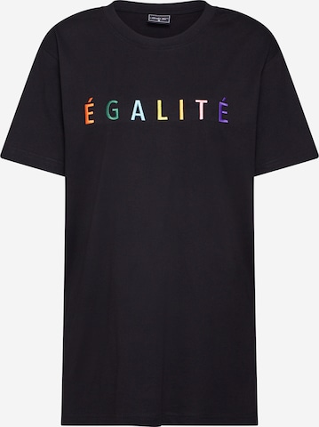 Merchcode Shirt 'Égalite' in Schwarz: predná strana