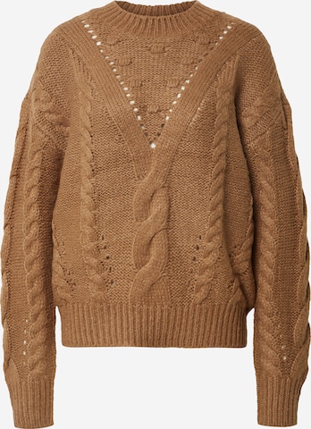 VERO MODA Sweater 'Paca' in Brown: front