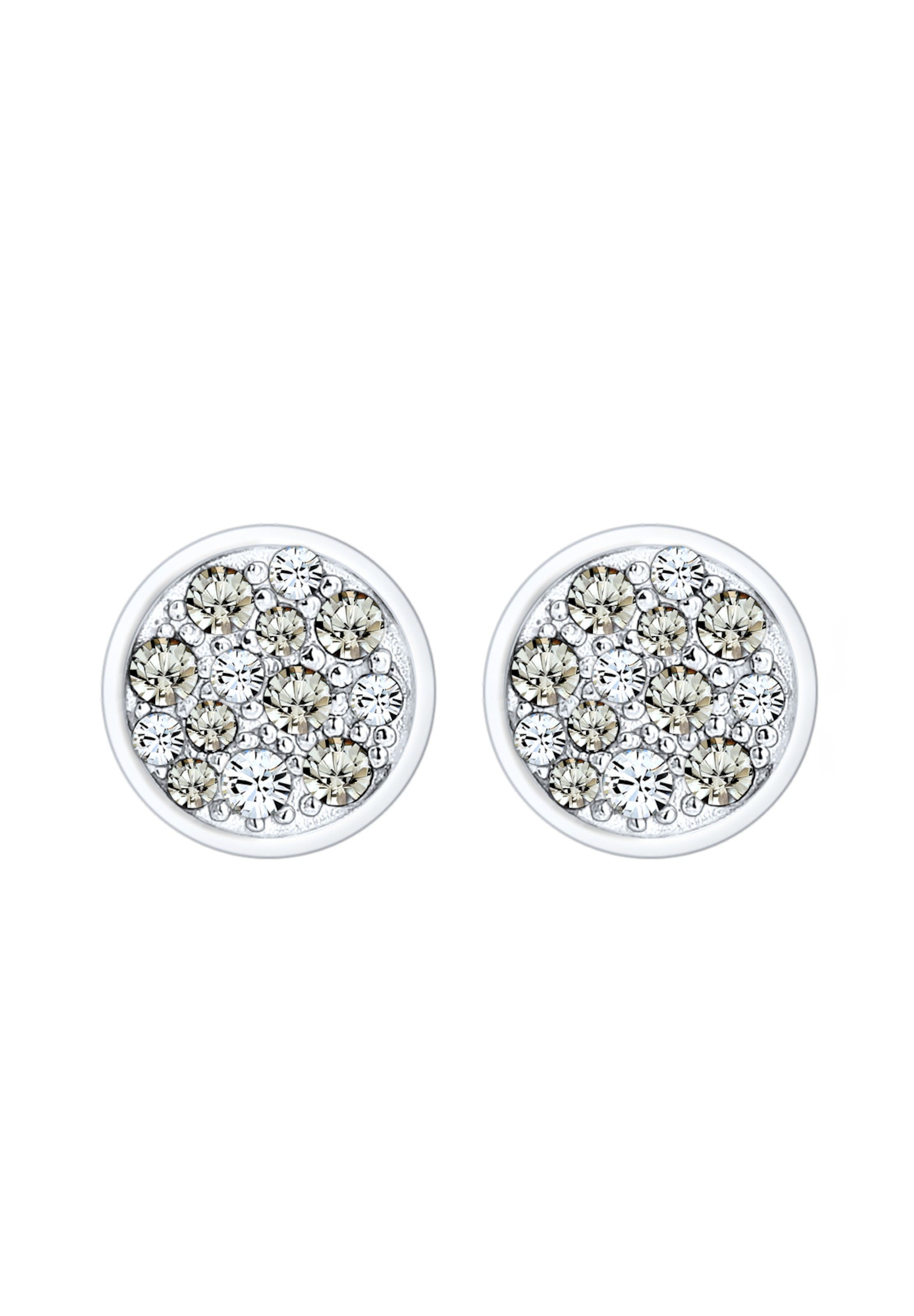 Boucles d'oreilles 'Kreis' ELLI en argent : devant
