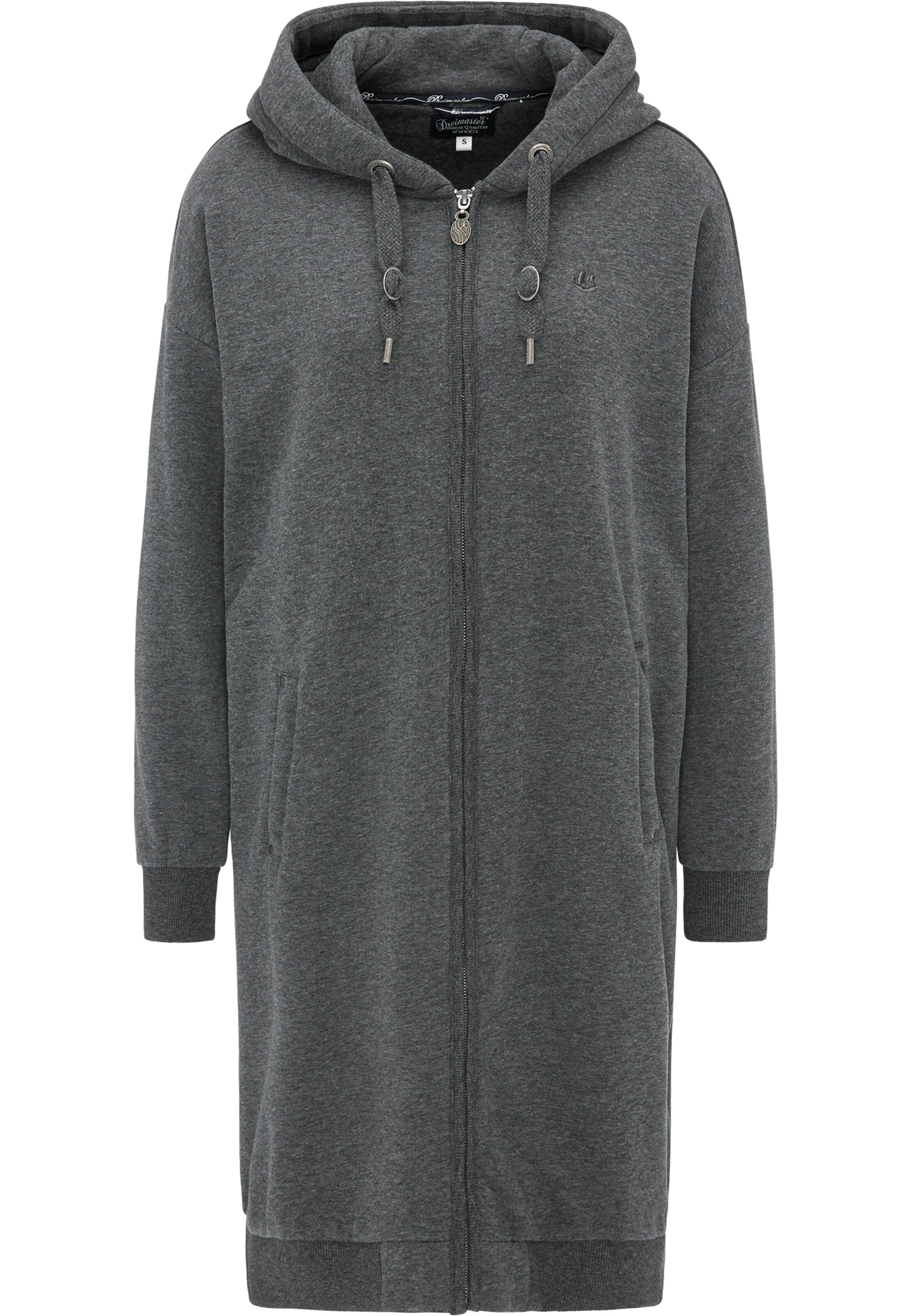 DREIMASTER - Sweatvest in de kleur Donkergrijs