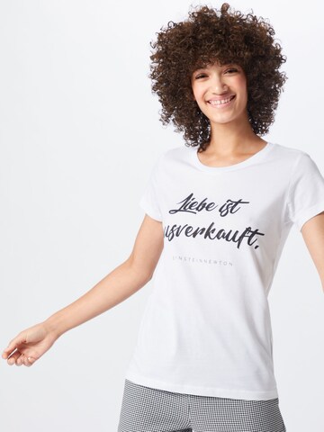 T-shirt EINSTEIN & NEWTON en blanc : devant