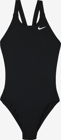 NIKE Athletic Swimwear in Black: front