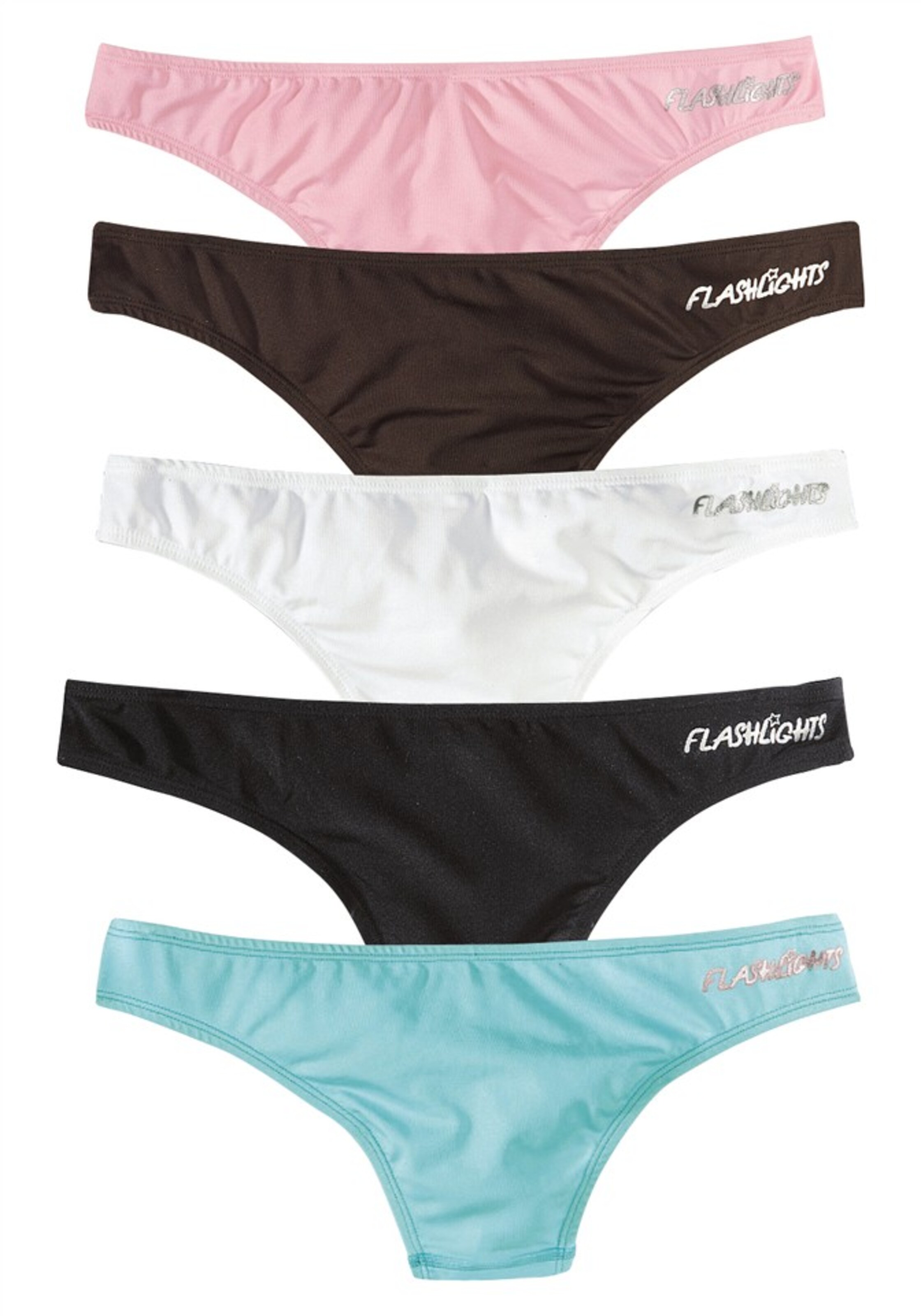 FLASHLIGHTS Thong in Blue: front