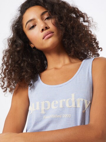Superdry Top 'Summer House' in Blauw
