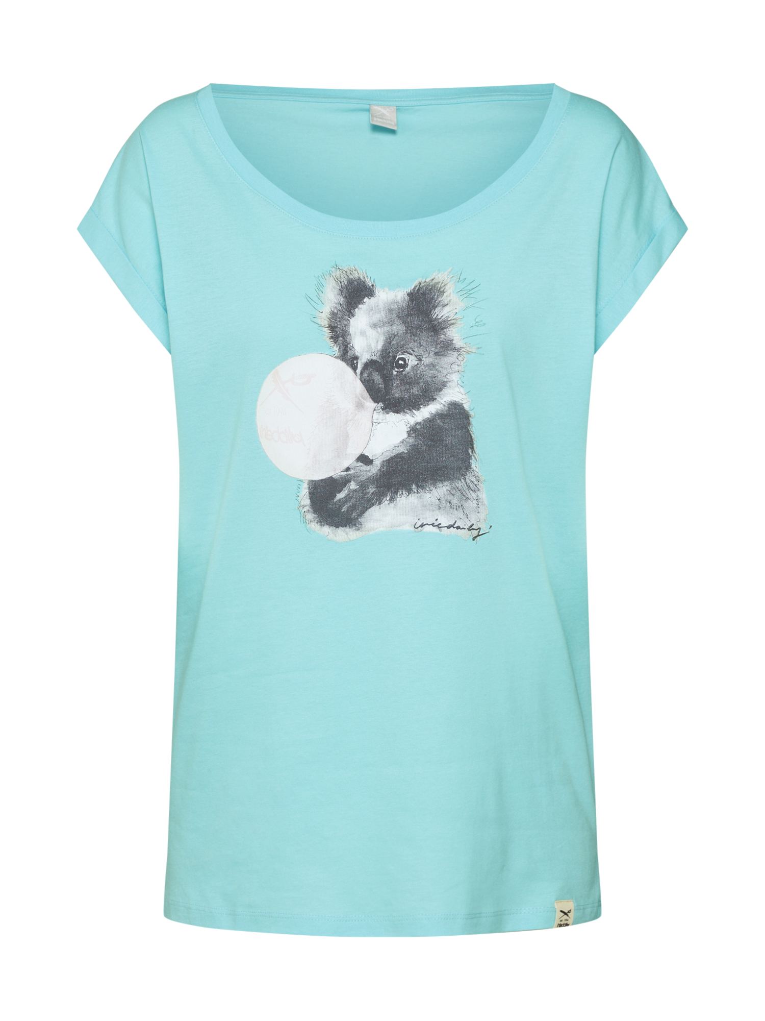 AgeSi Odzież Iriedaily Koszulka Koala Bubble w kolorze Jasnoniebieskim 