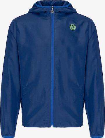 BIDI BADU Athletic Jacket 'Mace Tech Magici' in Blue: front