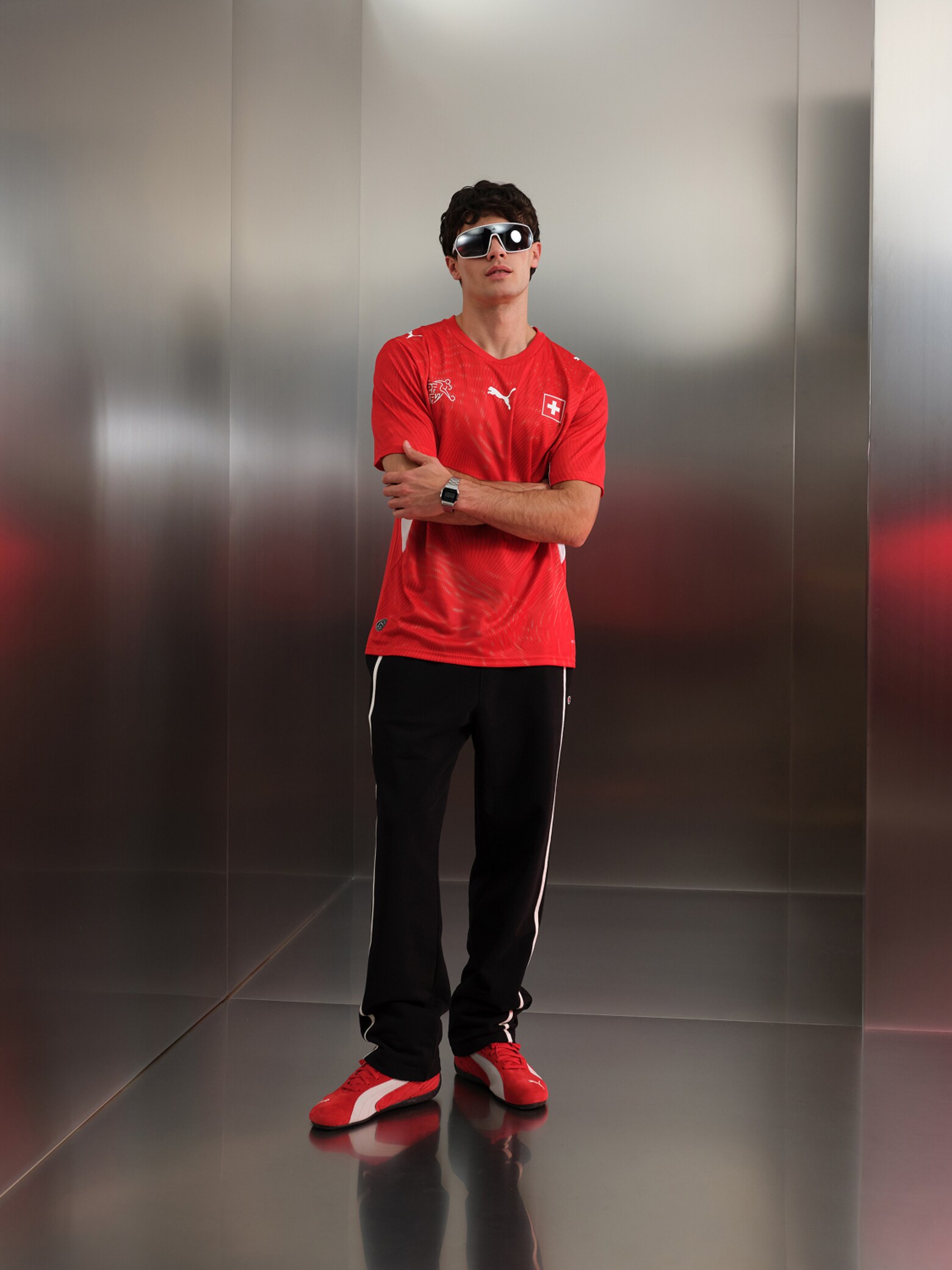 Diego Alvarez - Switzerland Home Jersey Look