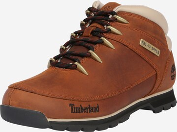 Botine de la TIMBERLAND pe maro: față