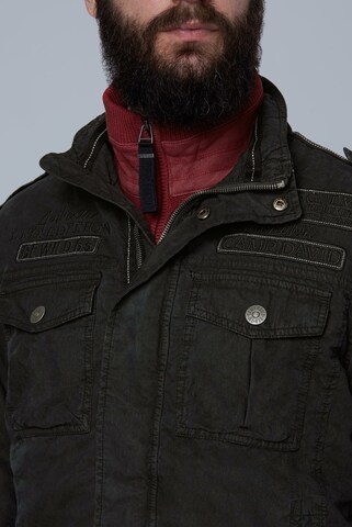 CAMP DAVID Between-Season Jacket in Black: front