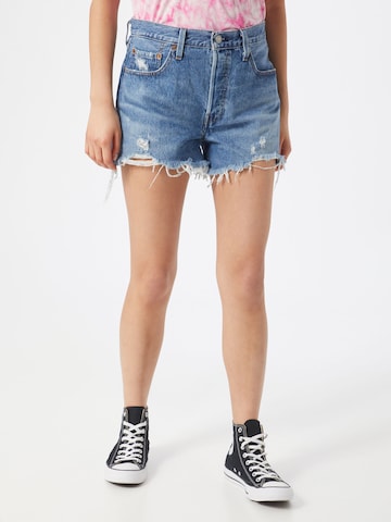 LEVI'S ® Regular Shorts '501' in Blau: predná strana