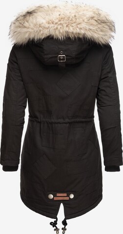 NAVAHOO - Parka de inverno 'Honigfee' em preto