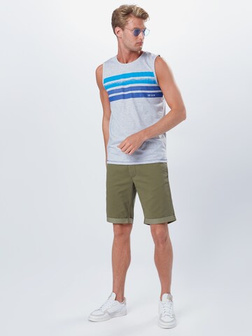 Coupe regular T-Shirt TOM TAILOR en gris