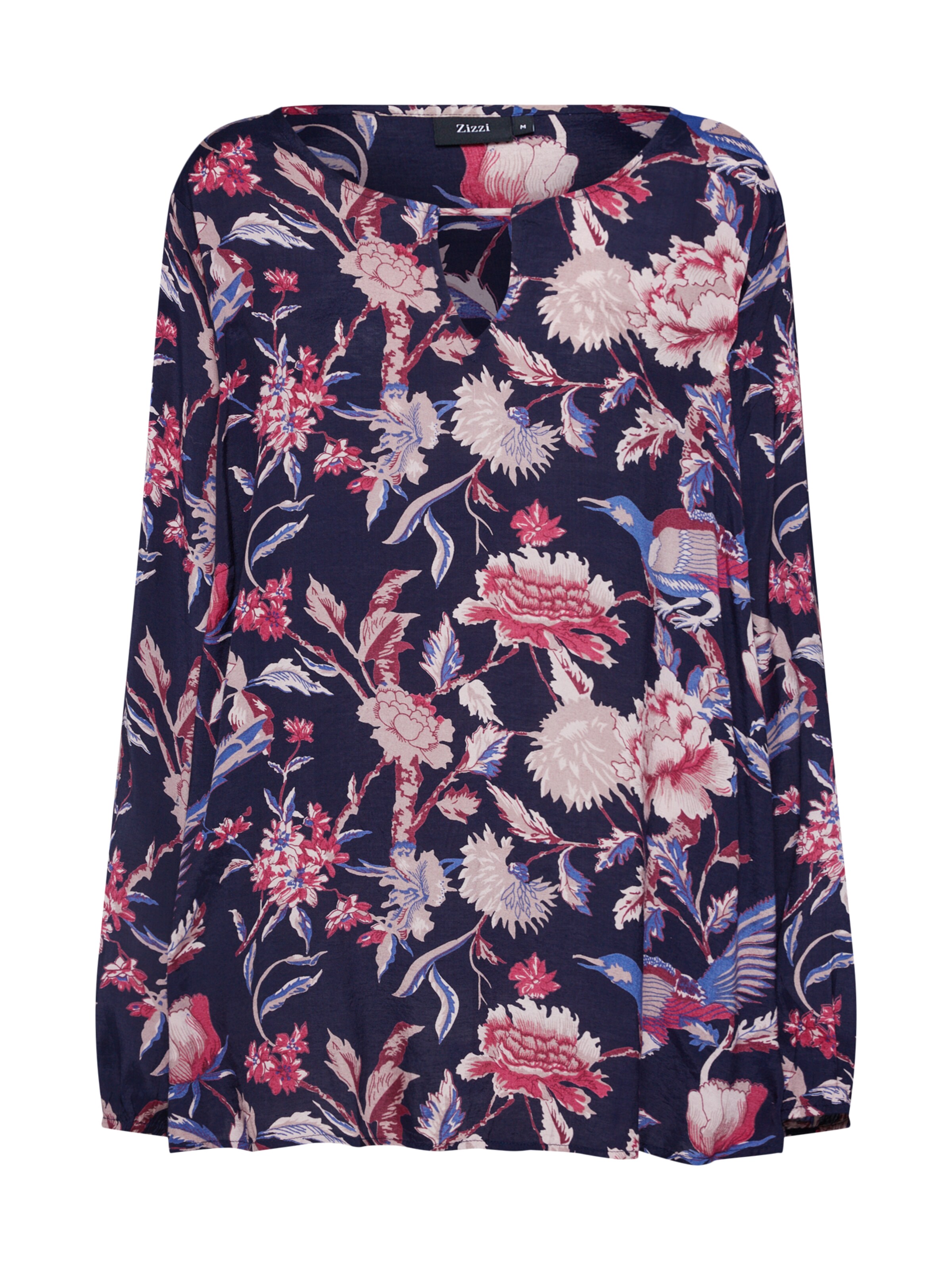 Zizzi - Tuniek 'MHELIA' in de kleur Donkerblauw