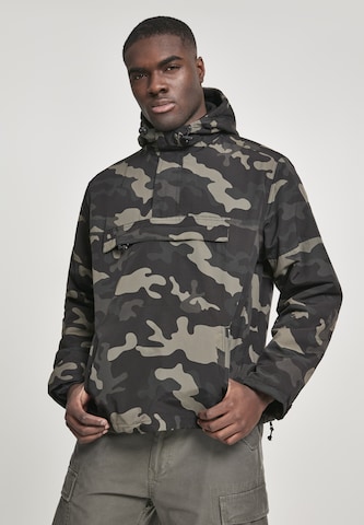 Brandit Between-season jacket in Green: front