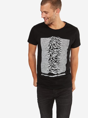 Mister Tee Shirt 'Joy Division Up' in Zwart: voorkant